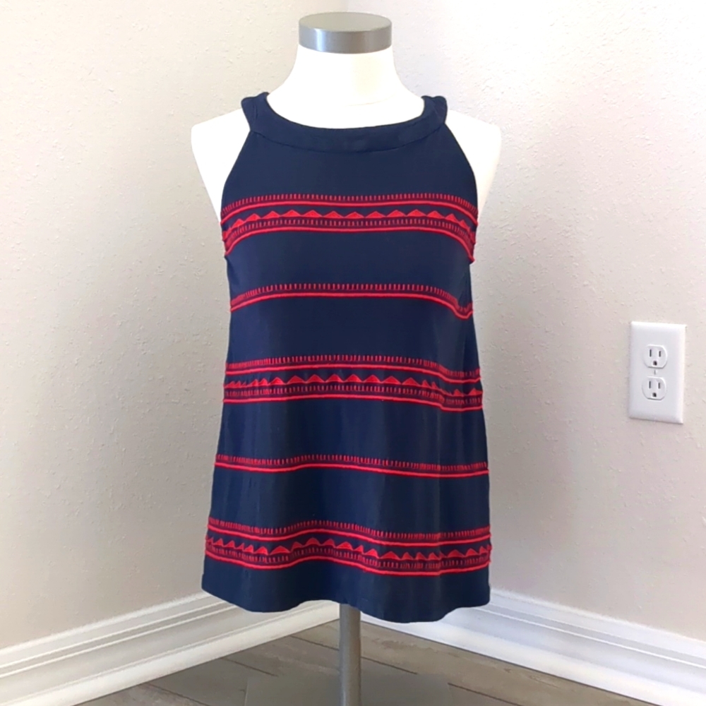 JJill Embroidered Top